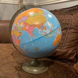 Vintage desk globe